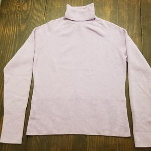LOFT by Ann Taylor lavender turtleneck sweater